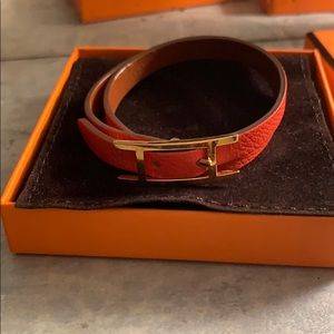 Hermès reversible wrap bracelet